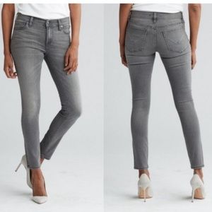 HUDSON Krista Grey Super Skinny Jeans 29
